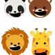 Zvířátka ze ZOO - Krmení + Škrabošky 3