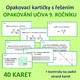Opakovací kartičky z matematiky - zvýhodněná sada 5