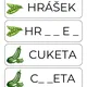 Která písmenka chybí - OVOCE A ZELENINA 3