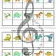 Hudební nauka v pohybu: Noty s dinosaury 3