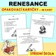 Renesance - opakovací kartičky 2