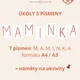 MAMINKA - písmena + aktivity 3
