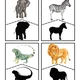 ZOO, Exotická zvířata - Demonstrační obrázky, Já mám, kdo má, postřehovka, pracovní listy, skládačky, tečkování 3