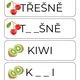 Která písmenka chybí - OVOCE A ZELENINA 2