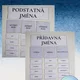 Podstatná a přídavná jména - přiřazovačka 3
