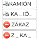 Jaká písmenka chybí - DOPRAVA 3