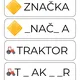 Jaká písmenka chybí - DOPRAVA 4