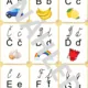 Abecední průvodce na zeď 2