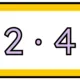 Násobilka 4 2