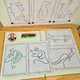 Zvířata v ZOO - jednotažky (grafomotorika) 3