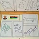 Zvířata v ZOO - jednotažky (grafomotorika) 2