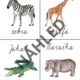 Zábavné psaní - zvířata v ZOO 2