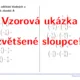Sčítání a odčítání kladných a záporných zlomků, 26 sloupců, matematika 5