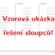 Sčítání a odčítání desetinných čísel, 26 sloupců, matematika 6