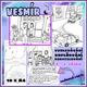Vesmír - kooperativní obraz, 18 × A4 3