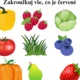 Pracovní listy - Ovoce a zelenina  3