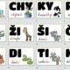 Tvrdé a měkké slabiky - Dino téma 2