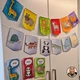 Girlanda, výzdoba třídy a omalovánky - ZOO 3