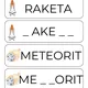 Která písmenka chybí - VESMÍR 3