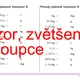Převody jednotek hmotnosti, 26 sloupců 5