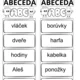 Abeceda - řadíme slova 3