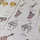Třísložkové karty/Pexeso - Musical Instruments 3