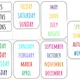 Days, Months, Seasons 2