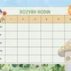 Rozvrh hodin - námořníci a lesní skřítci 2