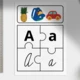 Puzzle - písmena 4 tvary 4