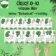 Číslice 0-10, téma Botanical, rostliny 2