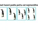 Matematické dovednosti - kartičky - čísla a grafická znázornění čísel pomocí zvířátek 5