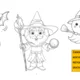 HALLOWEEN …aneb postav hrad pro čaroděje Merlina a jeho kamarády (GEOMETRICKÉ TVARY) 3