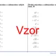 Druhá mocnina a odmocnina celých čísel | matematika |26 sloupců 3
