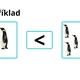 Matematické dovednosti - kartičky - čísla a grafická znázornění čísel pomocí zvířátek 3