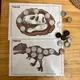 Šablony PET víčka DINOSAUŘI 2