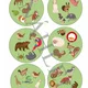 Postřehová hra + kartičky Animals 2