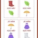 Já mám, kdo má? (I have, who has?) - barvy a čtyři slova (česká a anglická verze) 3