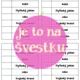 Tělesa - domino, běhačka, kartičky, pracovní list 5