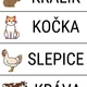Zvířátka na farmě - křížovka a pracovní listy 2