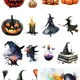 Halloween - strašidelná výzdoba třídy - dekorace na nástěnku 2