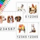 PUZZLE PROUŽKY - DOMÁCÍ ZVÍŘÁTKA  3
