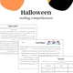 Halloween- reading comprehension (Halloween - čtení s porozuměním) 2