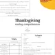 Thanksgiving - reading comprehension (Díkůvzdání - čtení s porozuměním) 2