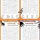 Osmisměrky - podzim a Halloween 2
