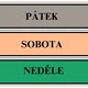 AKTIVNÍ KARTY/VÝZDOBA - KALENDÁŘ (DNY V TÝDNU) 4
