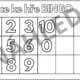 Matematické BINGO - určování počtu 0 - 10 8