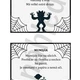 Halloweenská strašidla - běhací diktát 5