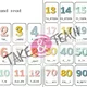NUMBERS 0-100 2