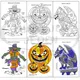 HALLOWEENSKÁ ČEŠTINA PRO 2. STUPEŇ - VYBARVOVAČKY - KOREKTURA - PŘÍDAVNÁ JMÉNA 2