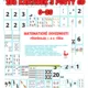 Matematické dovednosti - kartičky - čísla a grafická znázornění čísel pomocí zvířátek 11